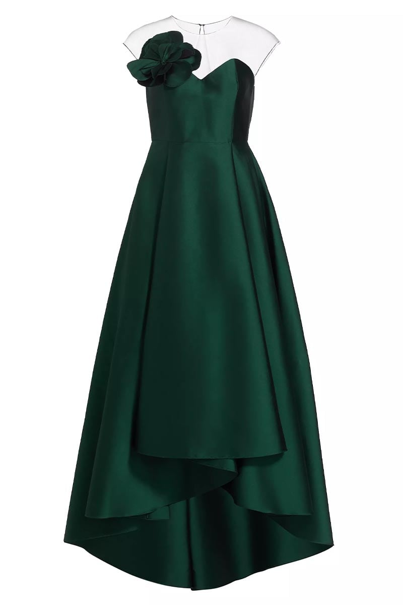 Adrianna High-Low Satin Gown | JewelClues