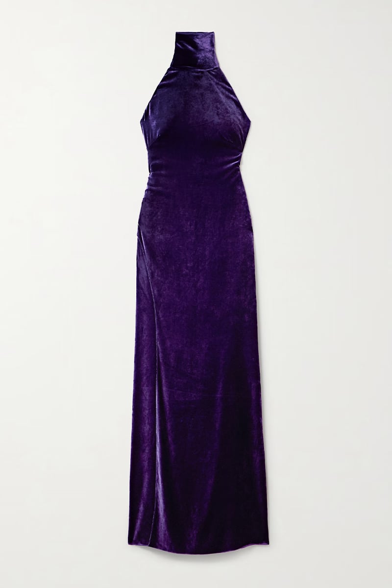 Alette Backless Velvet Gown | Jewelclues