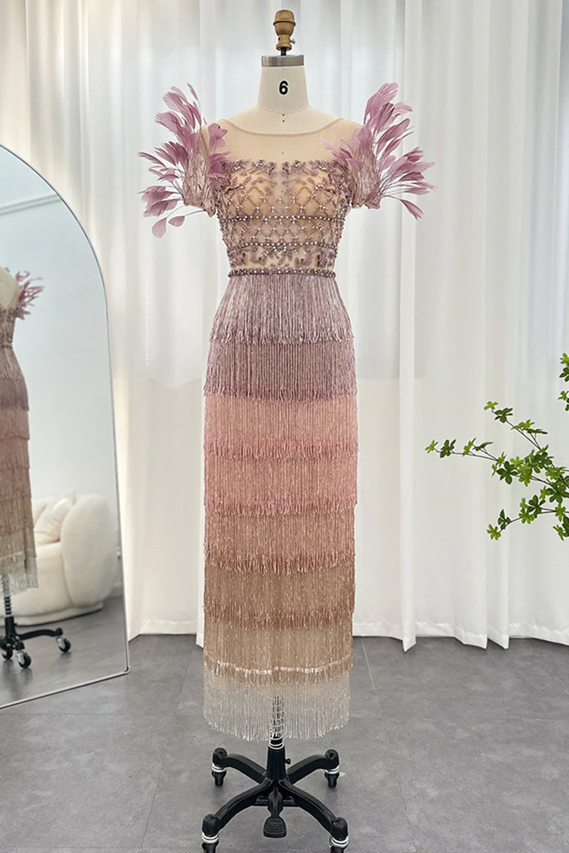 Aphrodite Tassel Midi Dress | Jewelclues