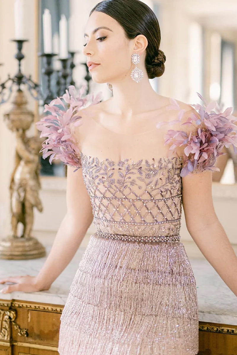 Aphrodite Tassel Midi Dress | Jewelclues