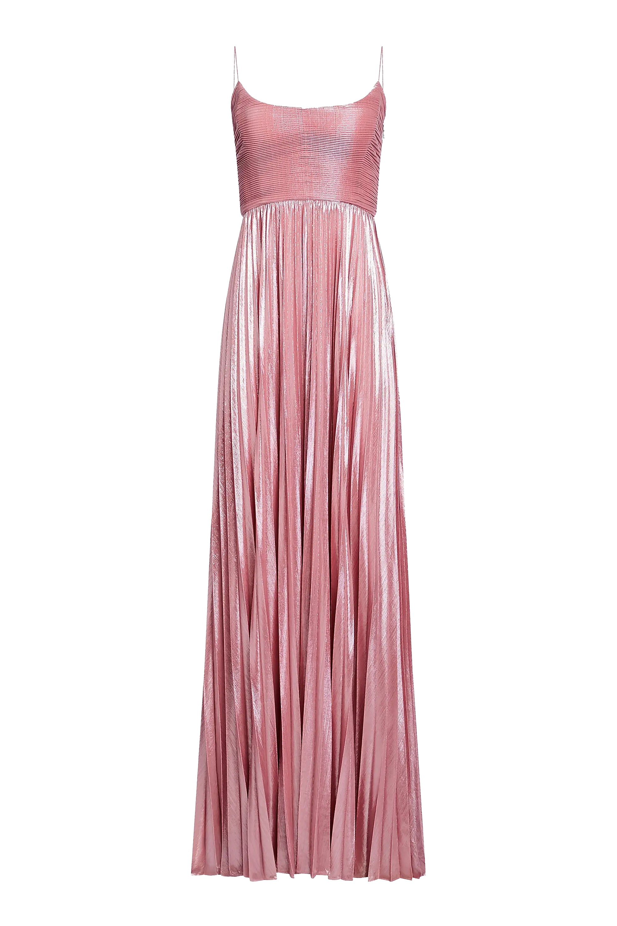 Aureline Metallic Pleated Gown | JewelClues