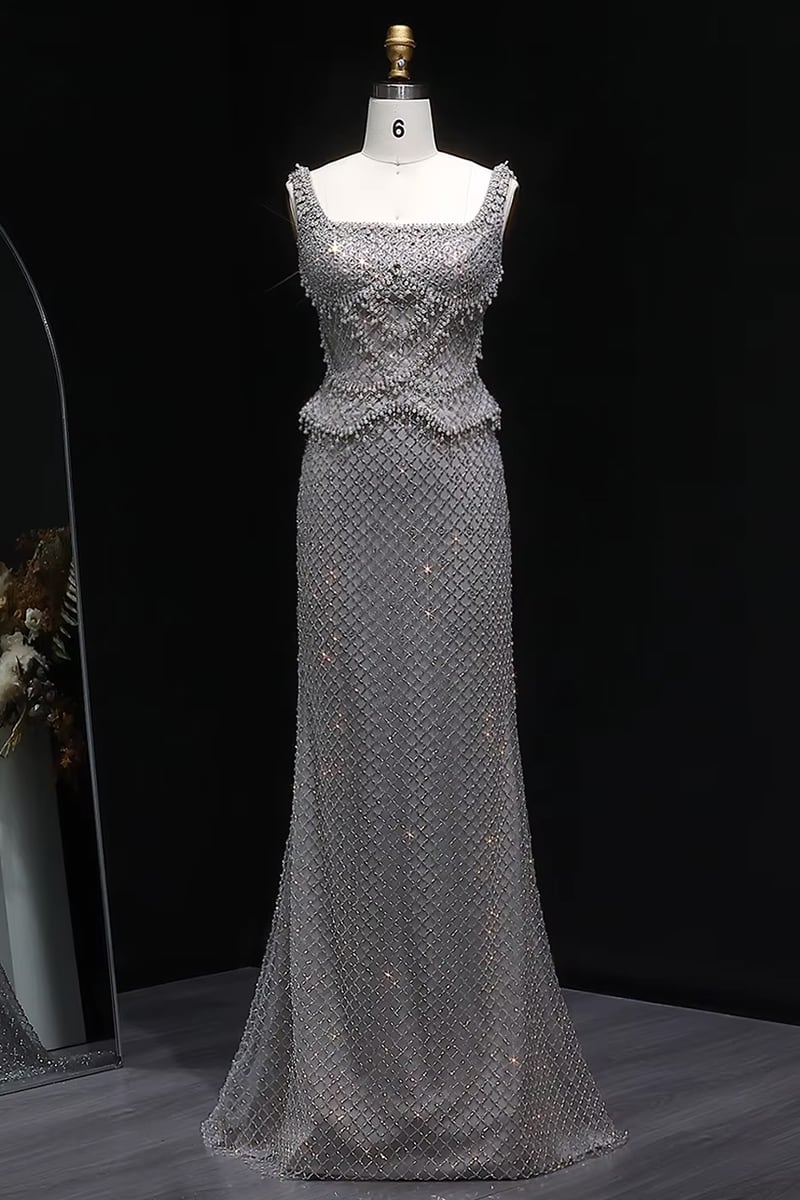 Aurora Beaded Couture Gown | Jewelclues