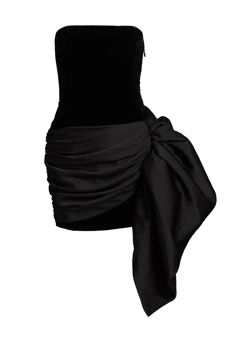 Bellatrix Velvet Strapless Mini Dress | JewelClues