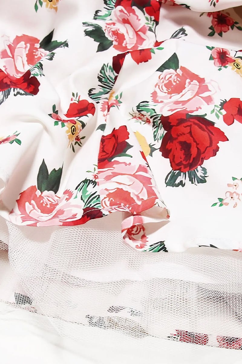 Blooming Love Floral Print Mini Dress | Jewelclues