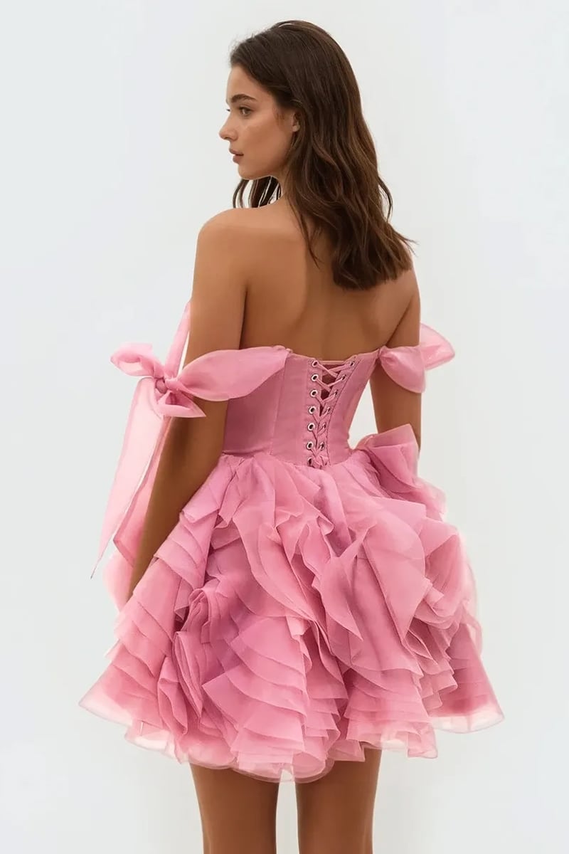 Blushing Beauty Mini Dress | JewelClues