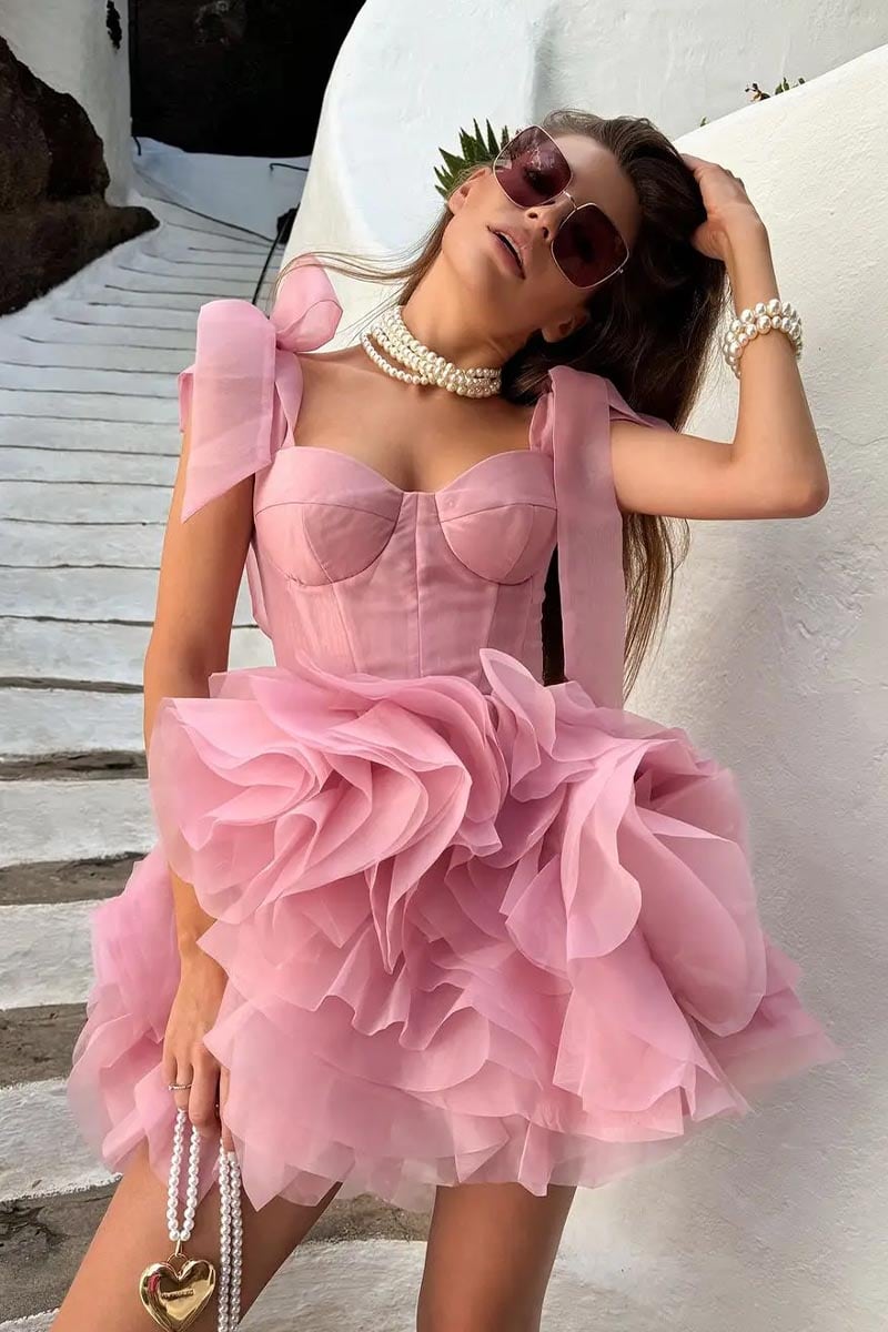 Blushing Beauty Mini Dress | JewelClues