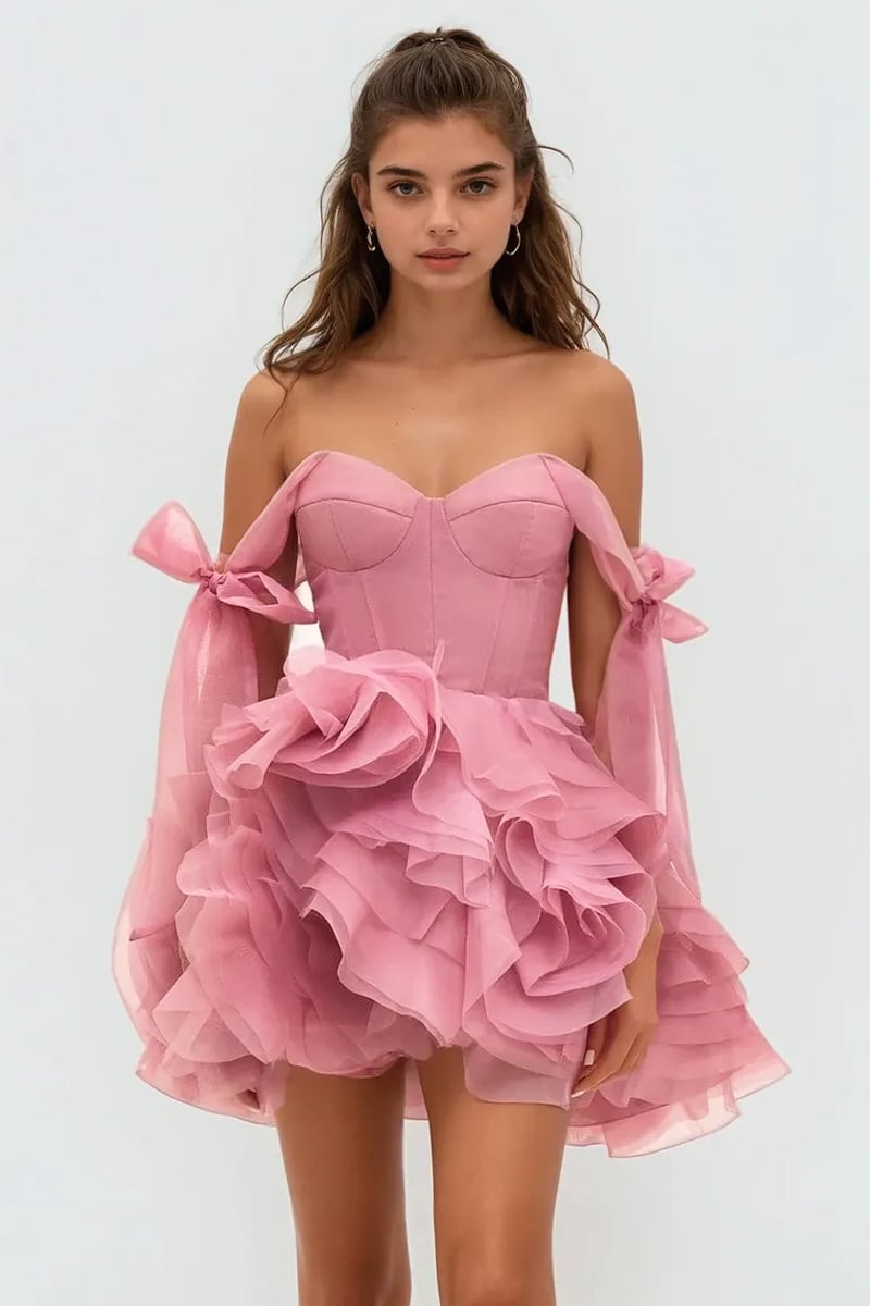 Blushing Beauty Mini Dress | JewelClues