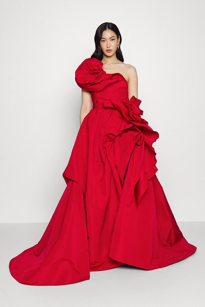 Breathtaking One Shoulder Maxi Dress | Jewelclues