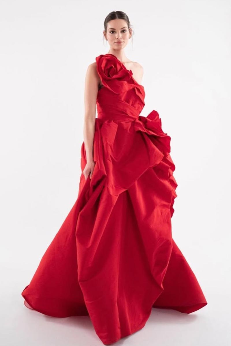 Breathtaking One Shoulder Maxi Dress | Jewelclues