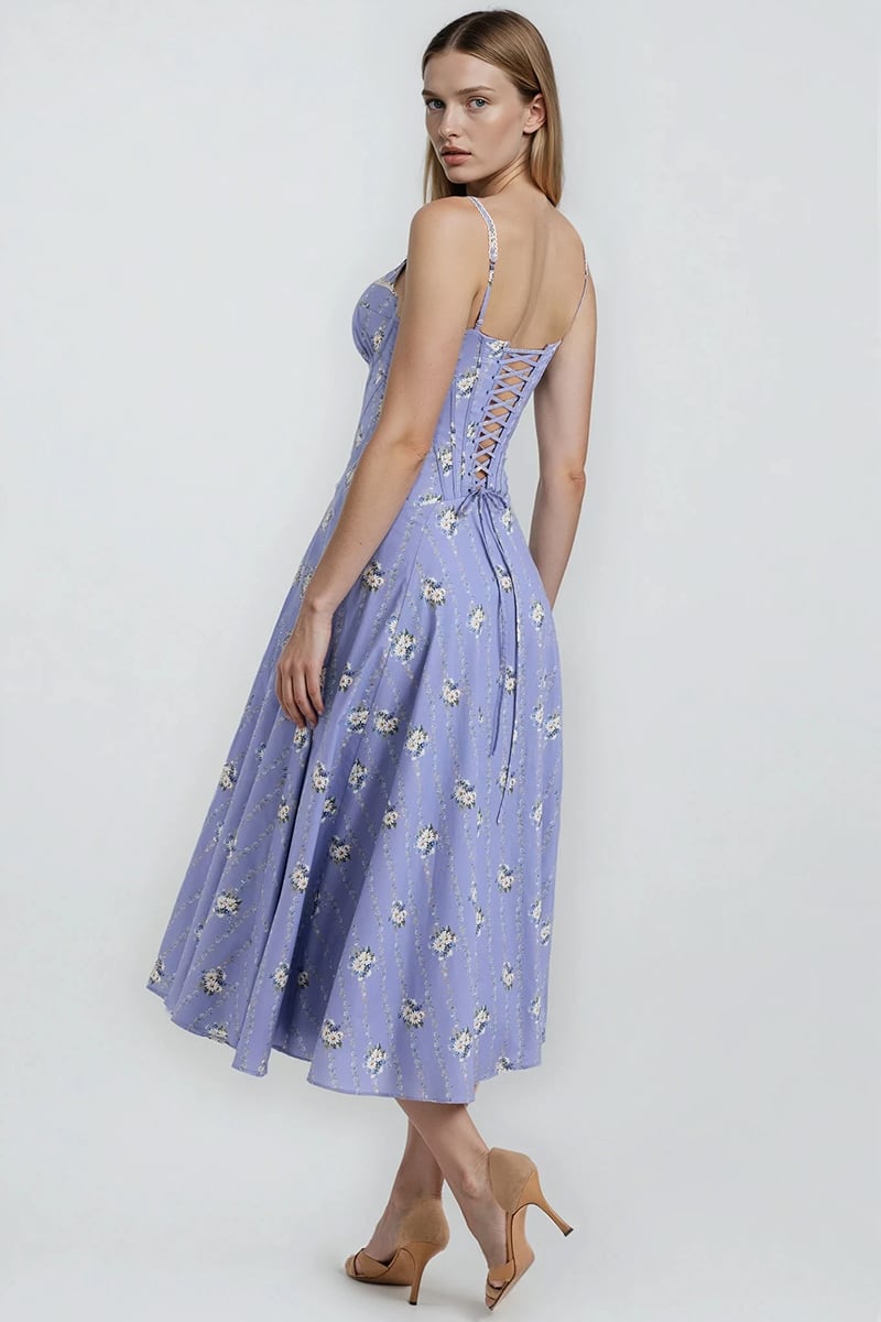 Celina Daisy Print Midi Dress | JewelClues