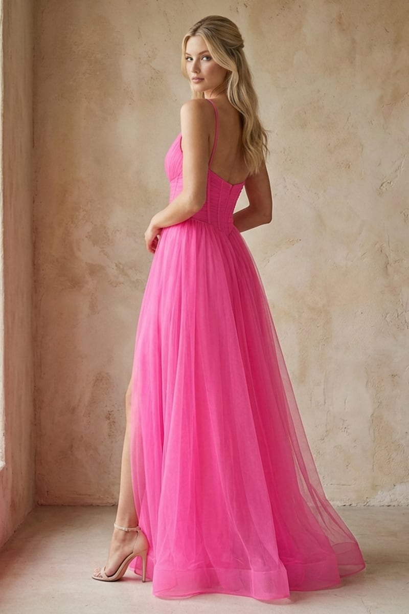 Chiara Draped Tulle Gown | JewelClues