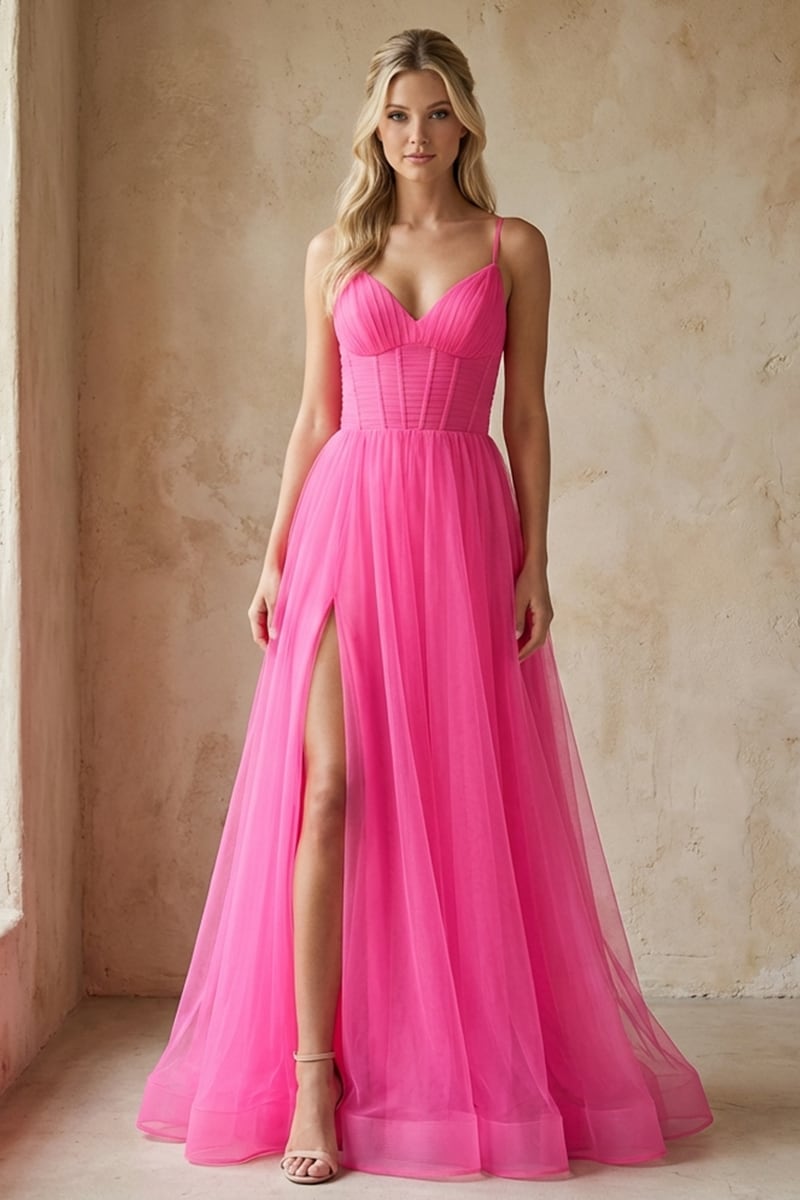 Chiara Draped Tulle Gown | JewelClues