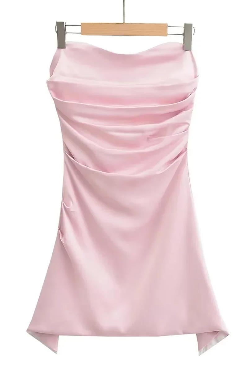 Cocktail Romance Strapless Mini Dress | Jewelclues | #color_pink