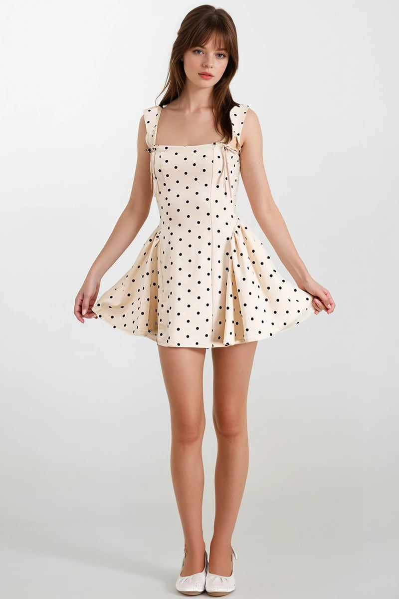 Colette Polka Dot Mini Dress | Jewelclues