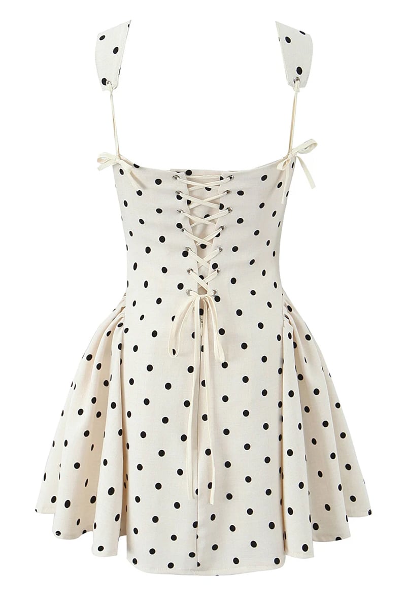 Colette Polka Dot Mini Dress | Jewelclues