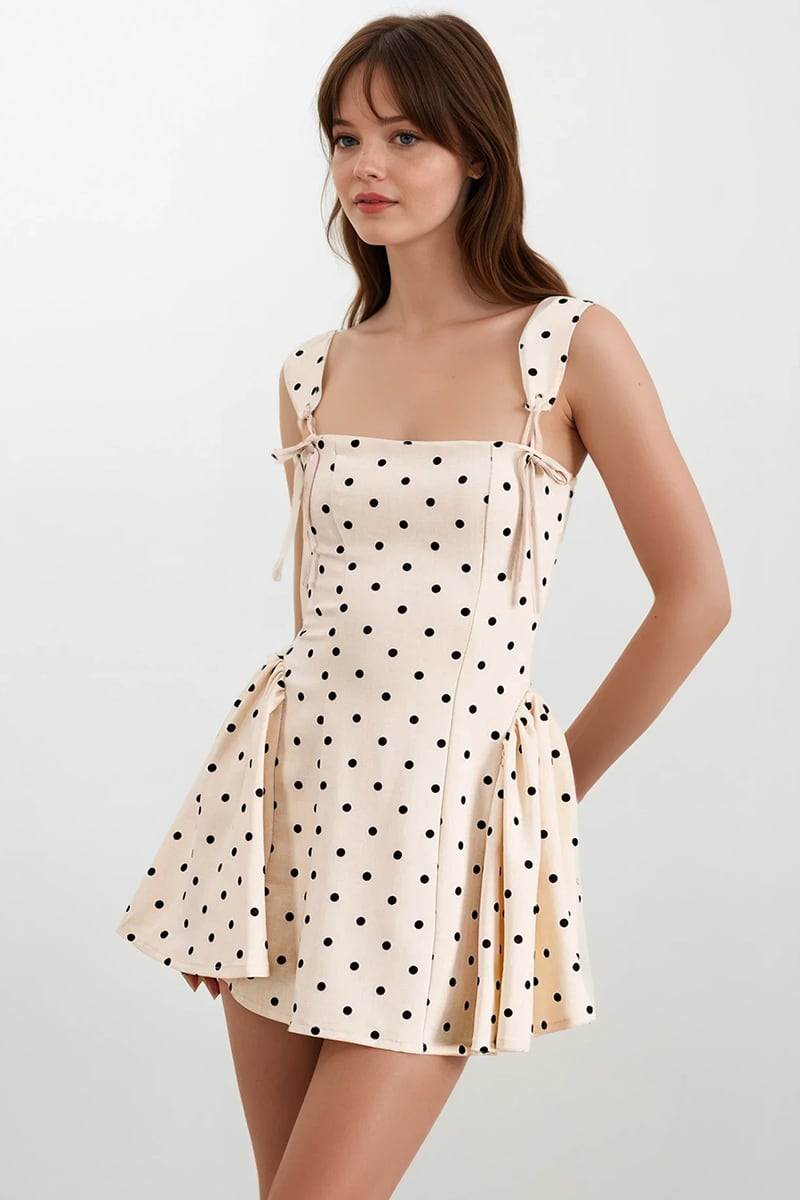 Colette Polka Dot Mini Dress | Jewelclues