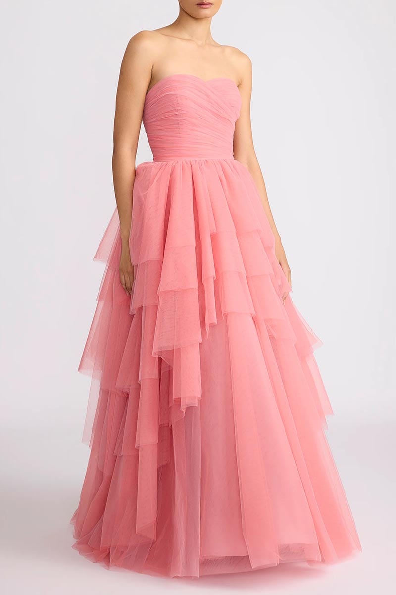 Compelling Love Strapless Maxi Dress | Jewelclues