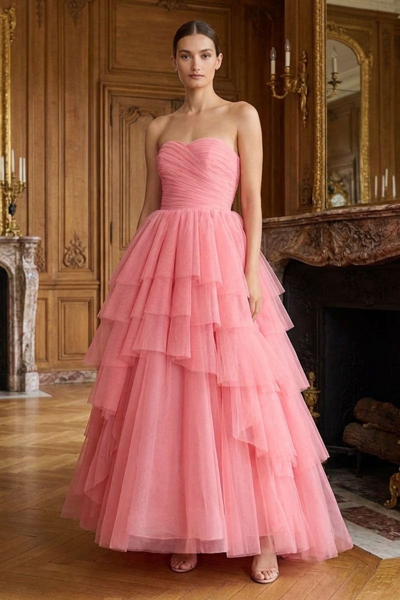 Compelling Love Strapless Maxi Dress | Jewelclues