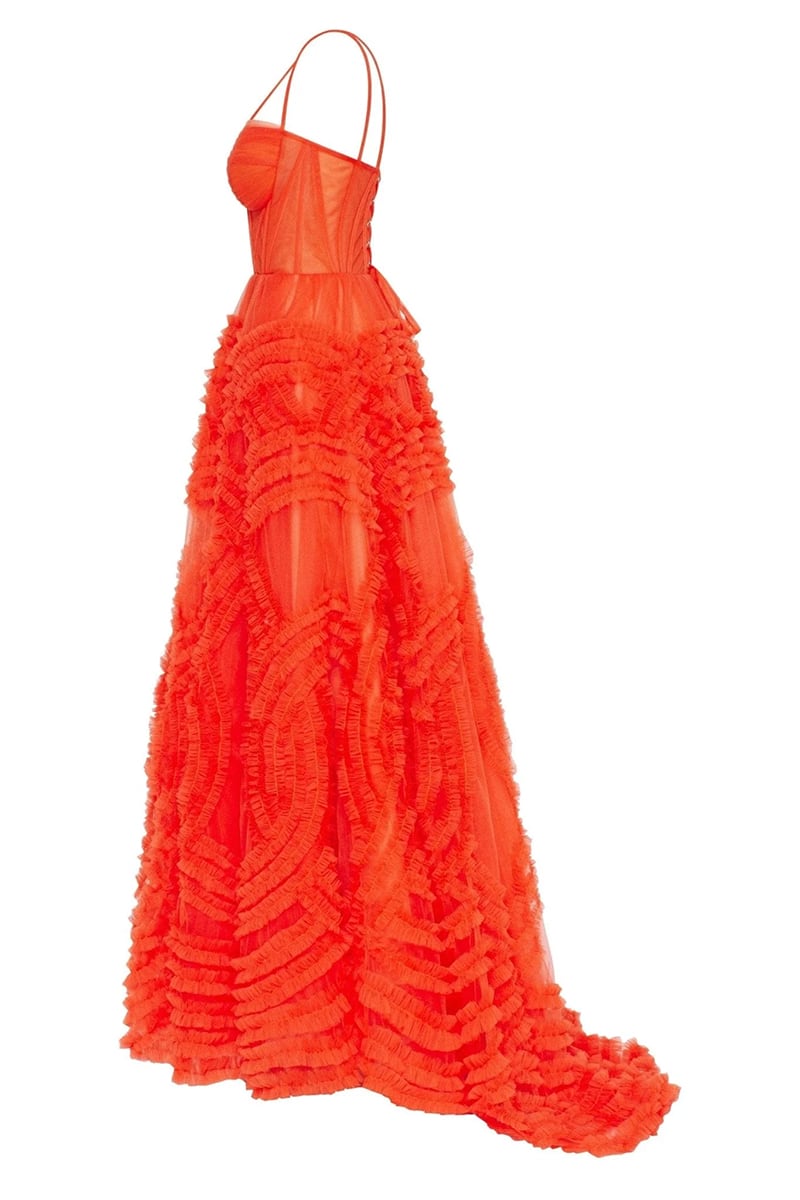 Coralie Ruffled Tulle Couture Gown | Jewelclues