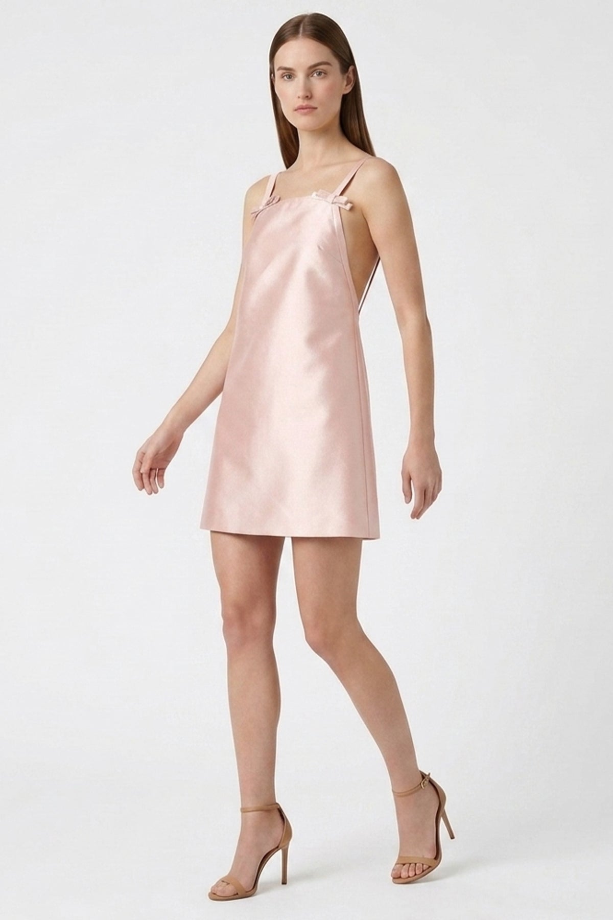 Elle Silk Taffeta Mini Dress | JewelClues