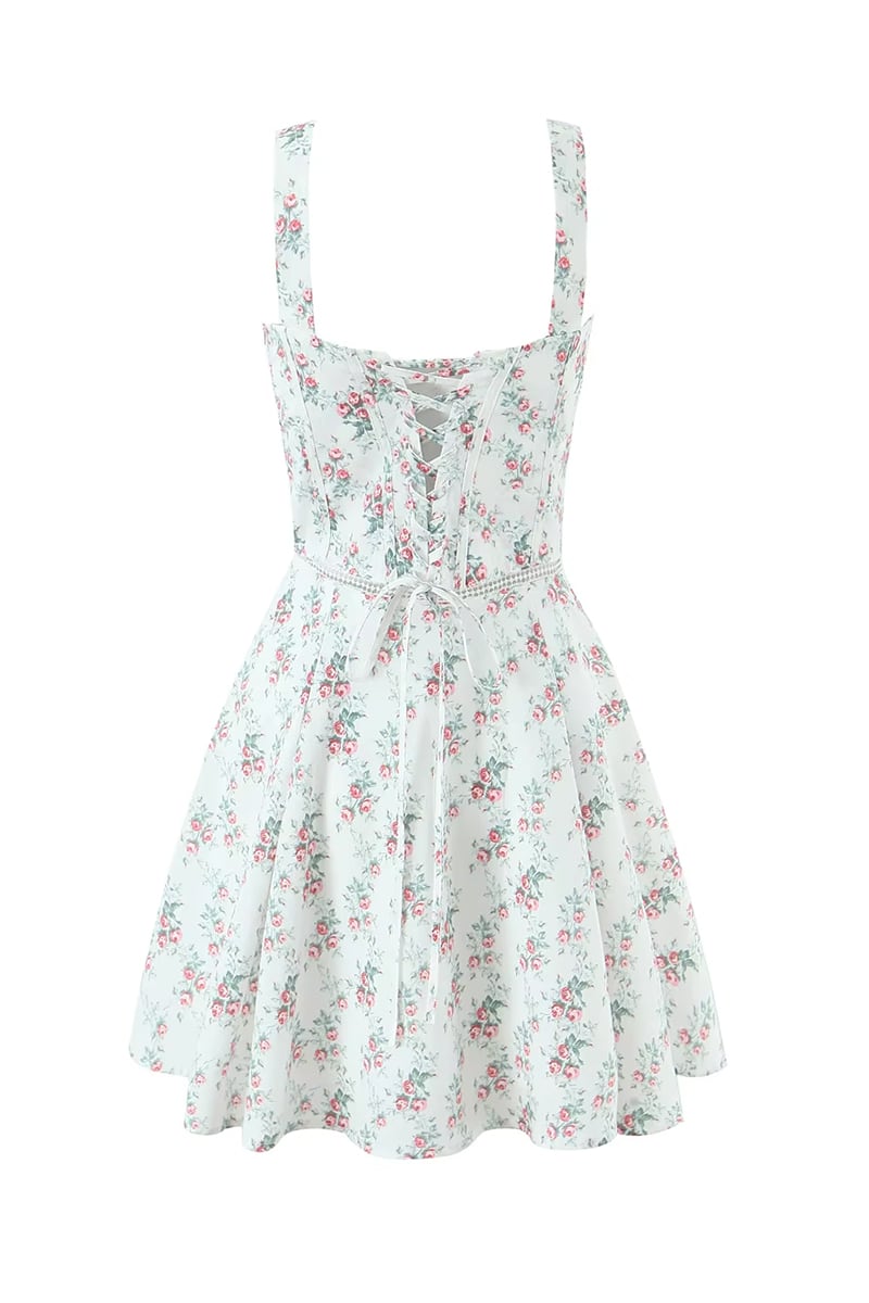 Elowen Floral Print Mini Dress | Jewelclues