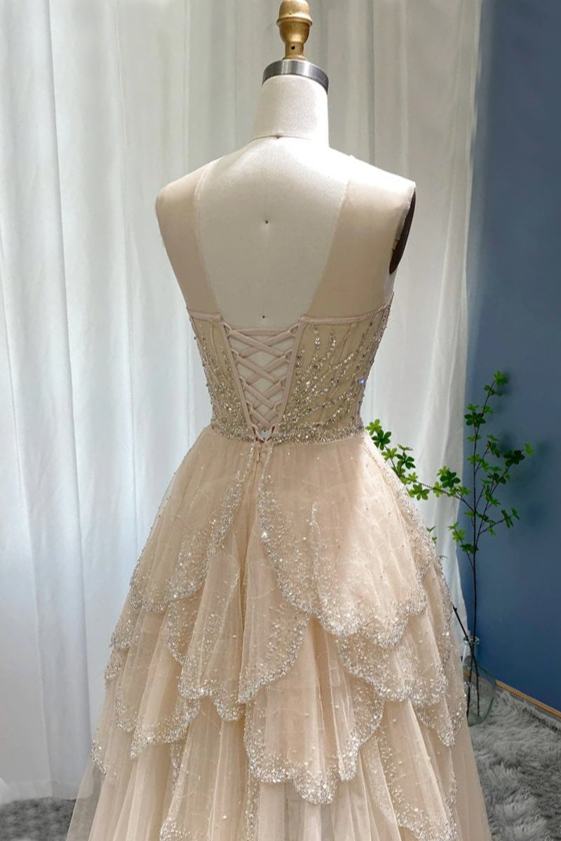 Estelle Embellished Couture Gown | Jewelclues