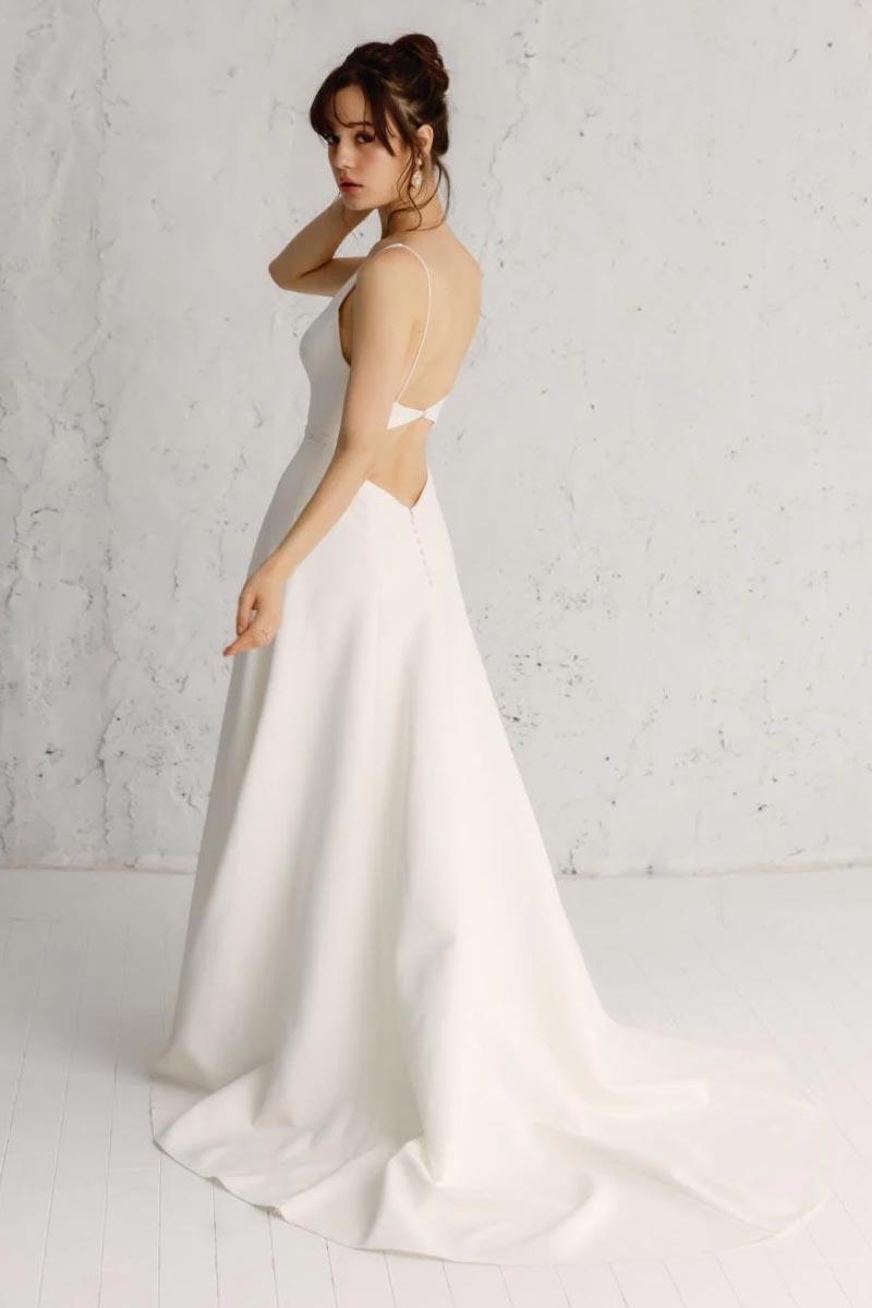 Eternal Happiness A-line Wedding Dress | Jewelclues