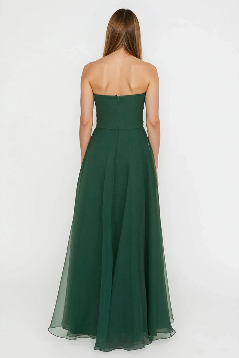 Faye Strapless Evening Gown | Jewelclues