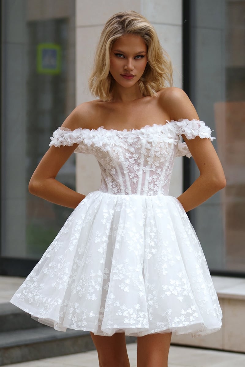 Fleur Off-the-Shoulder Mini Dress