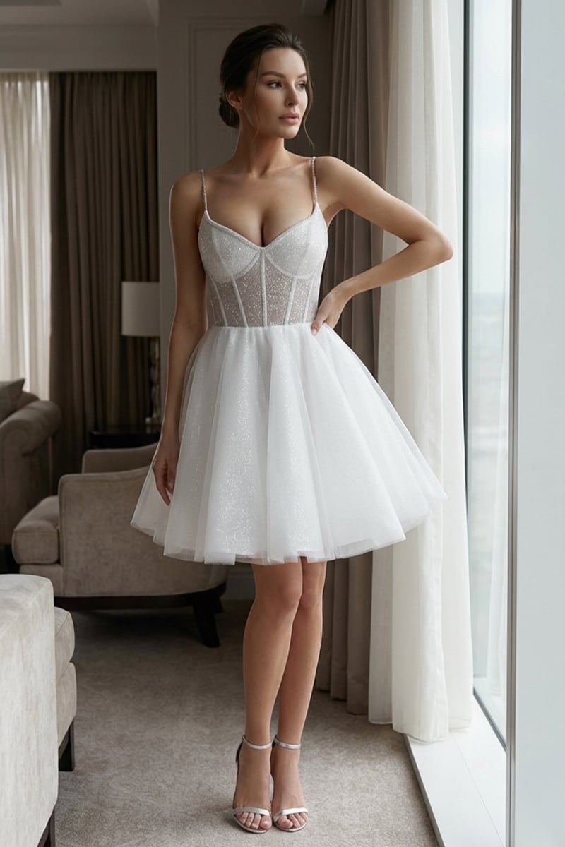 Force of Love Sparkly Mini Dress | JeweClues