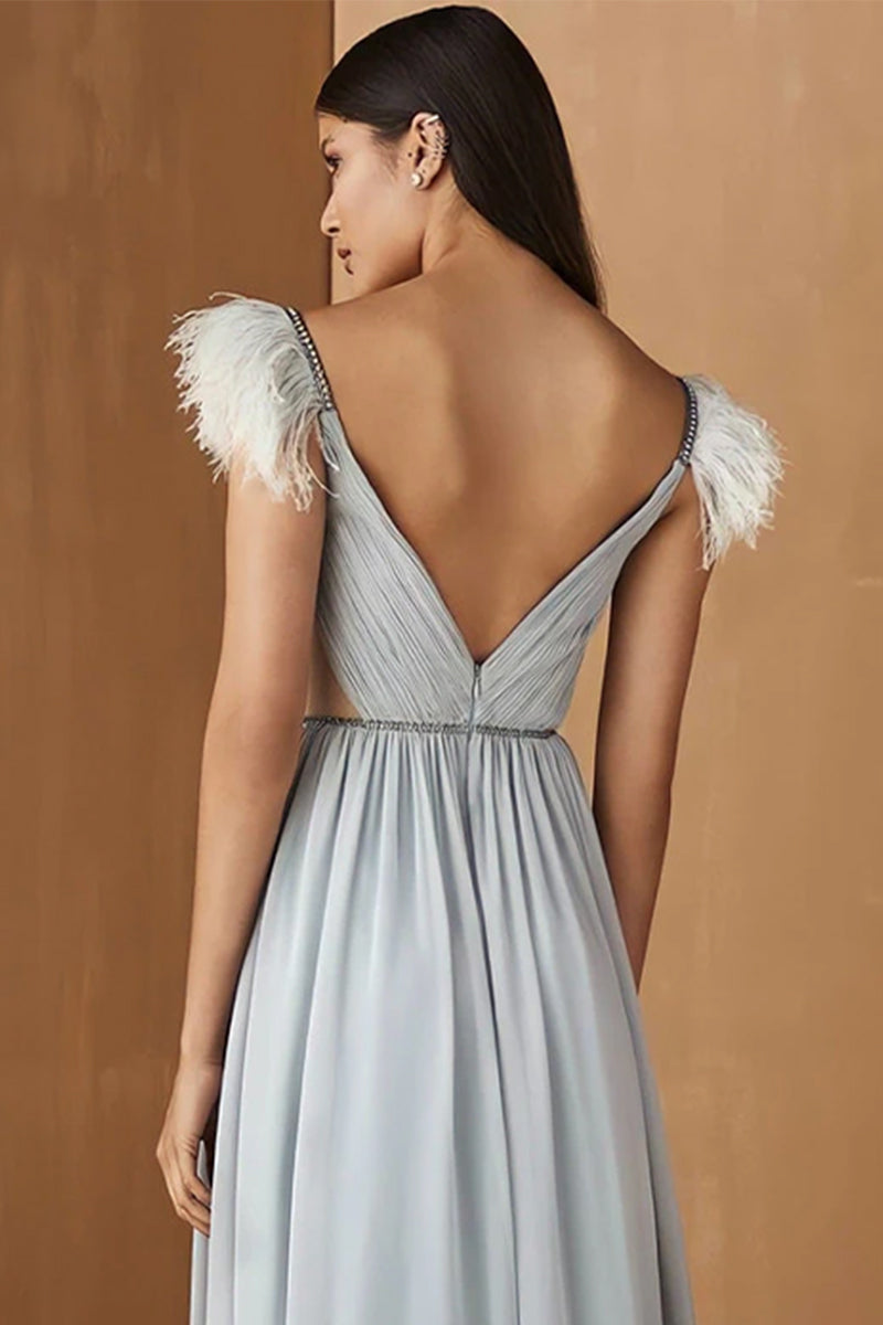 Glamorous Affair Chiffon Maxi Dress | Jewelclues