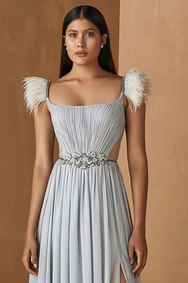Glamorous Affair Chiffon Maxi Dress | Jewelclues