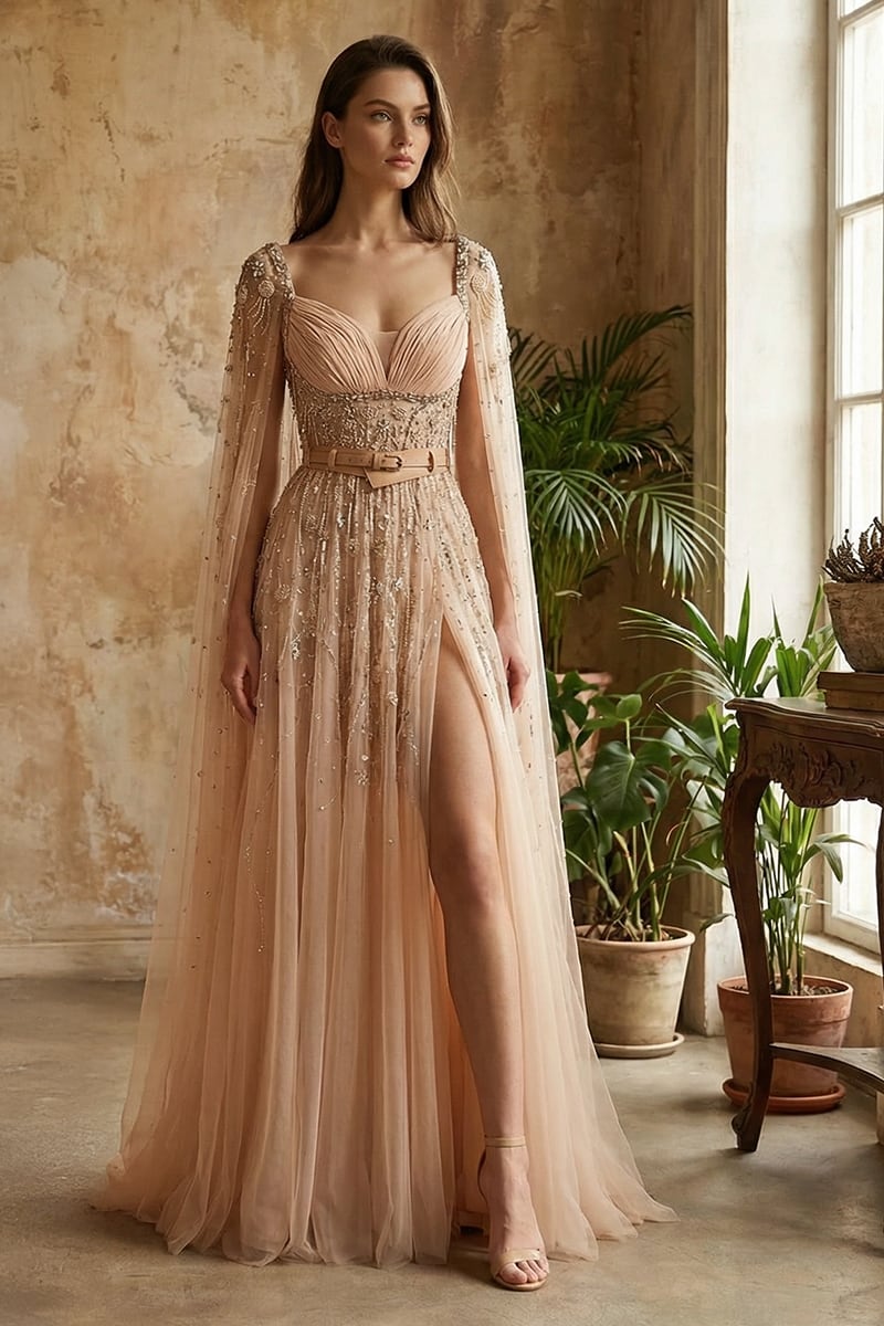 Halsey Jewel Embellished Gown | Jewelclues