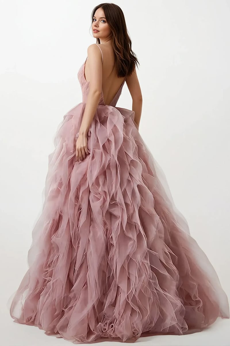 Heartfelt Romance Backless Maxi Dress | Jewelclues | #color_pink