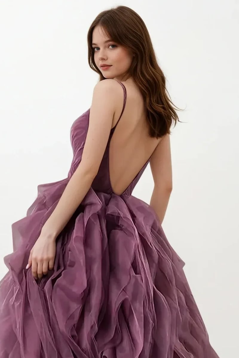 Heartfelt Romance Backless Maxi Dress | Jewelclues | #color_purple