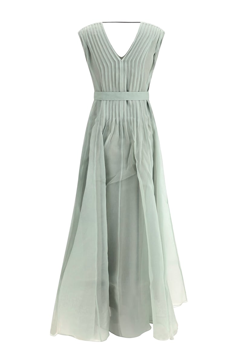 Imogen Pleated Maxi Dress | JewelClues #color_sage
