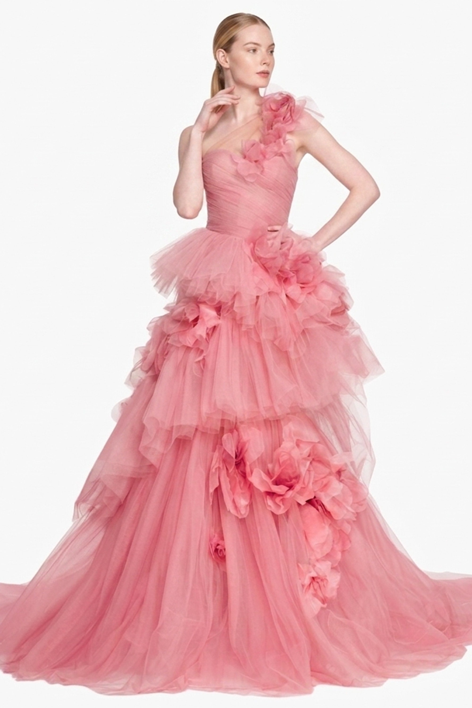 Isabella One-shoulder Ball Gown | JewelClues