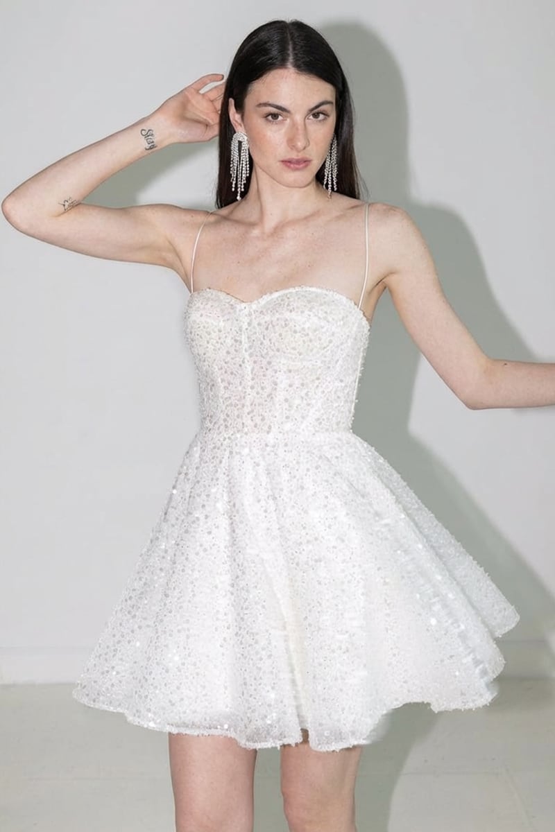 Jasmine Sparkly Mini Dress | JewelClues