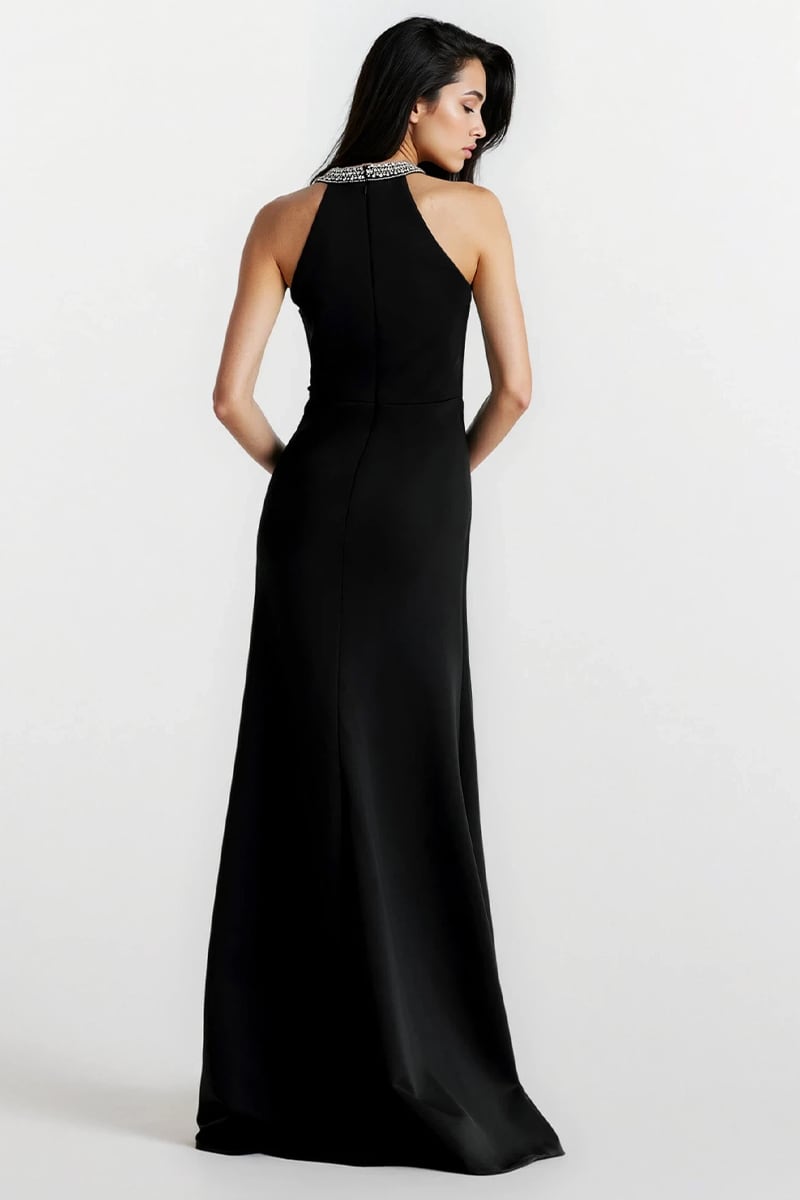 Lara Halter Back Evening Gown | Jewelclues