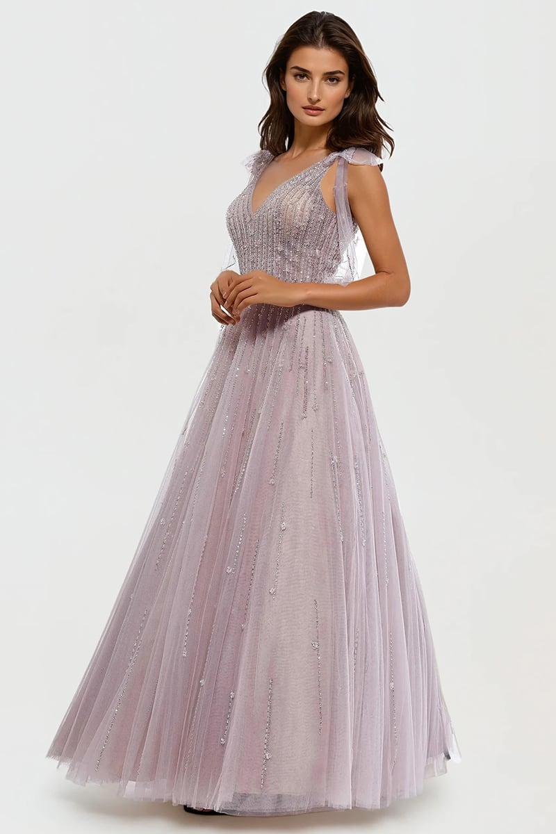 Lunara Embellished Tulle Gown | Jewelclues