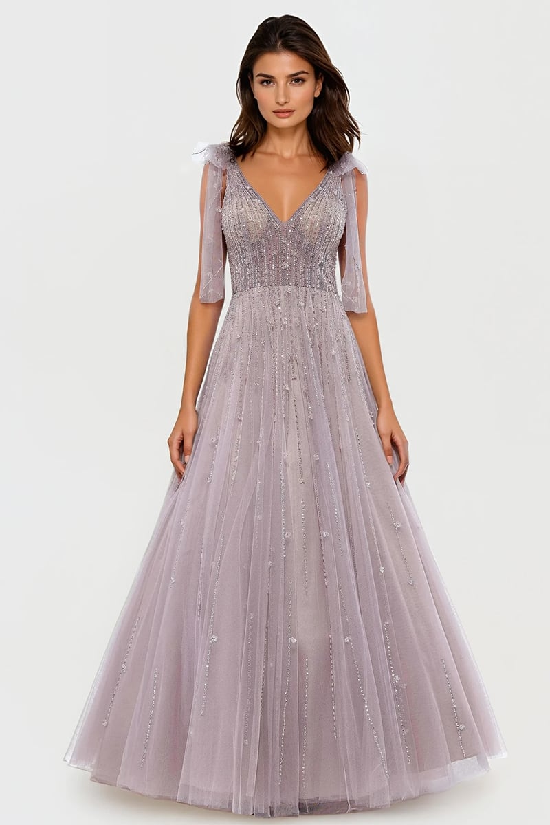 Lunara Embellished Tulle Gown | Jewelclues