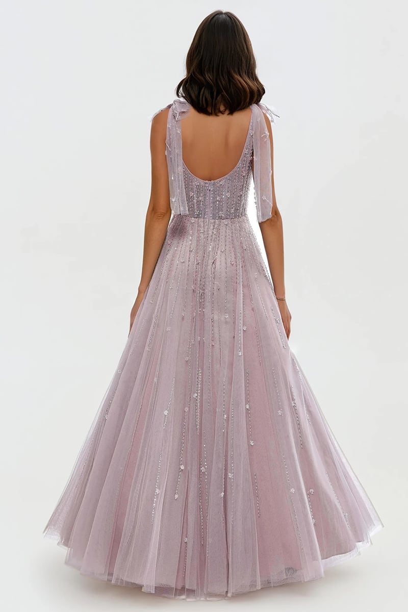 Lunara Embellished Tulle Gown | Jewelclues