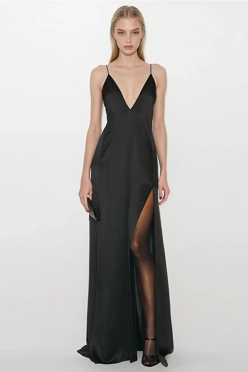 Lunara Noir Evening Gown | Jewelclues