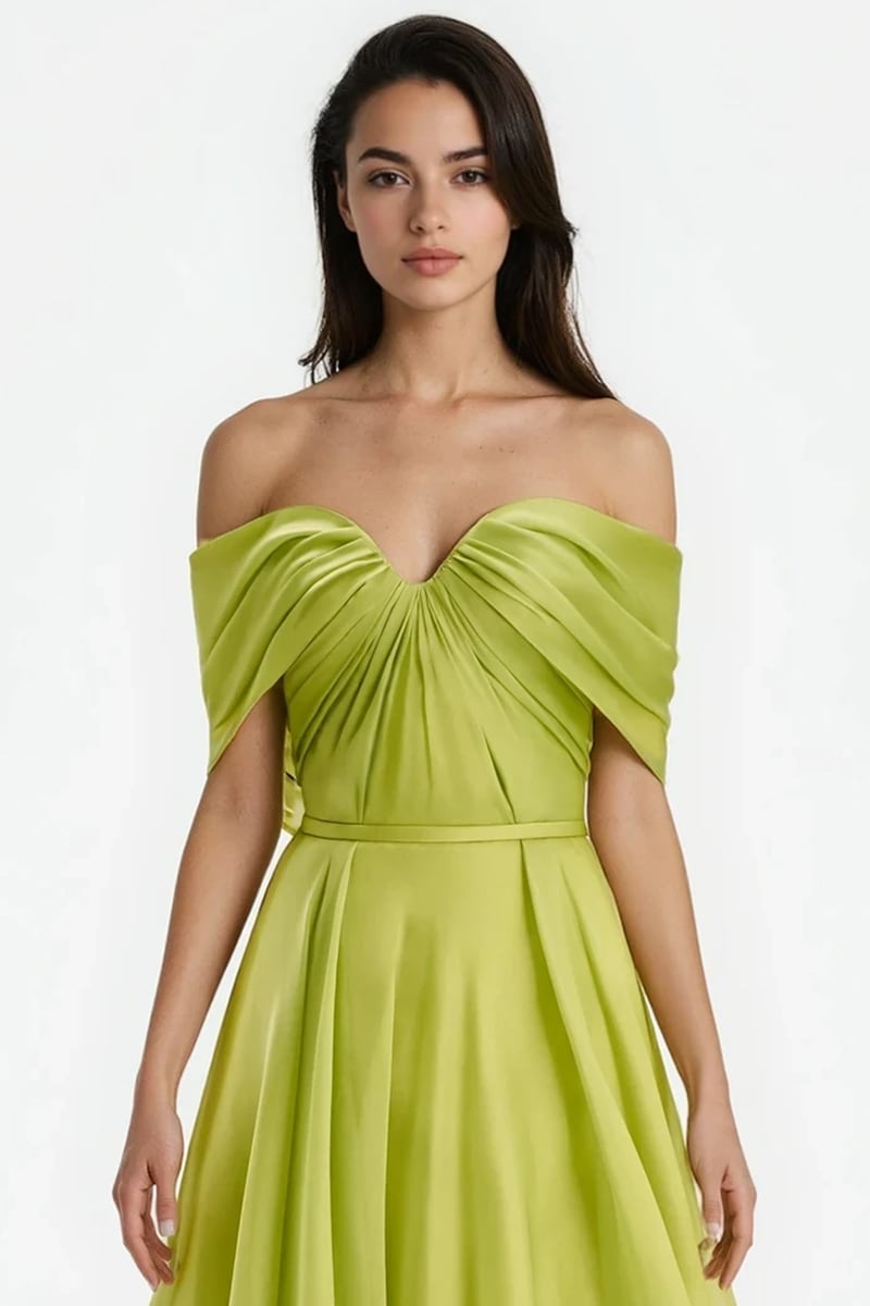 Lyla Off-the-Shoulder Organza Gown | Jewelclues