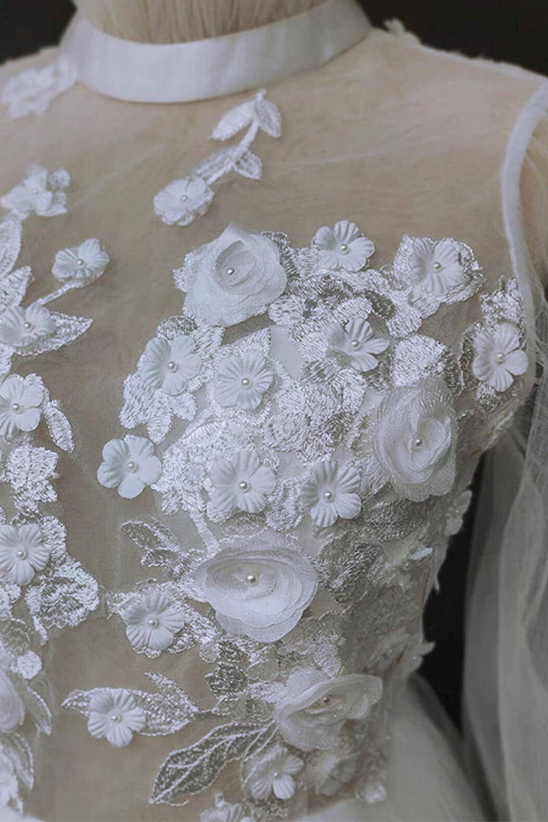 Magically Charming Long Sleeve Mini Dress | Jewelclues | #color_white