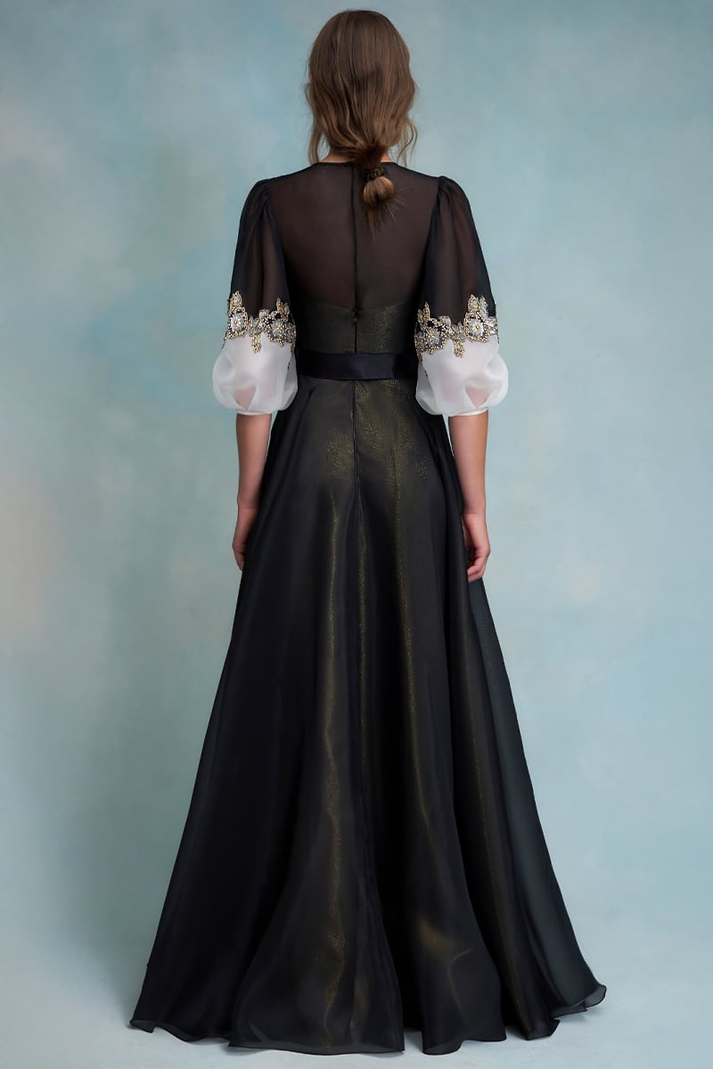 Medeline Black Maxi Dress | Jewelclues