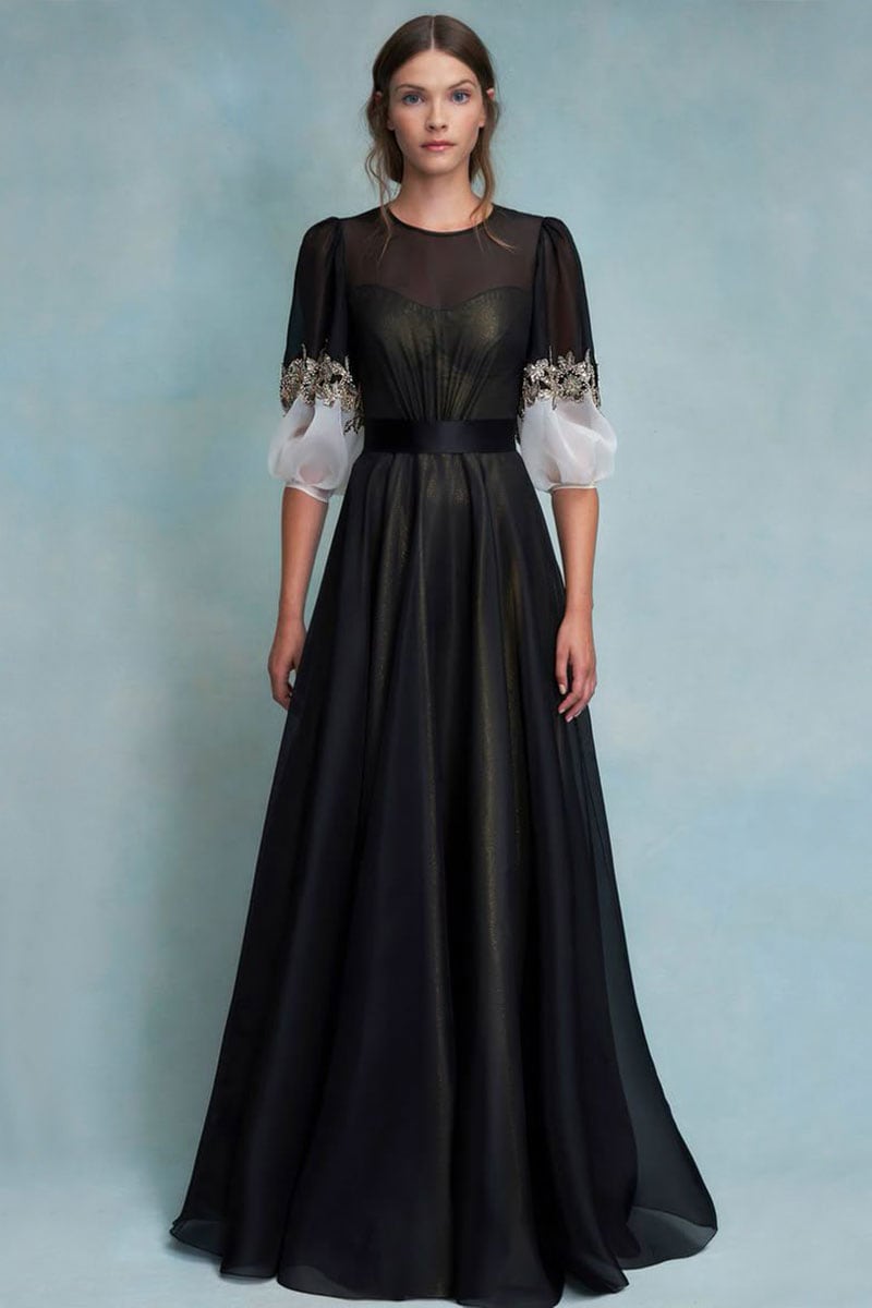 Medeline Black Maxi Dress | Jewelclues