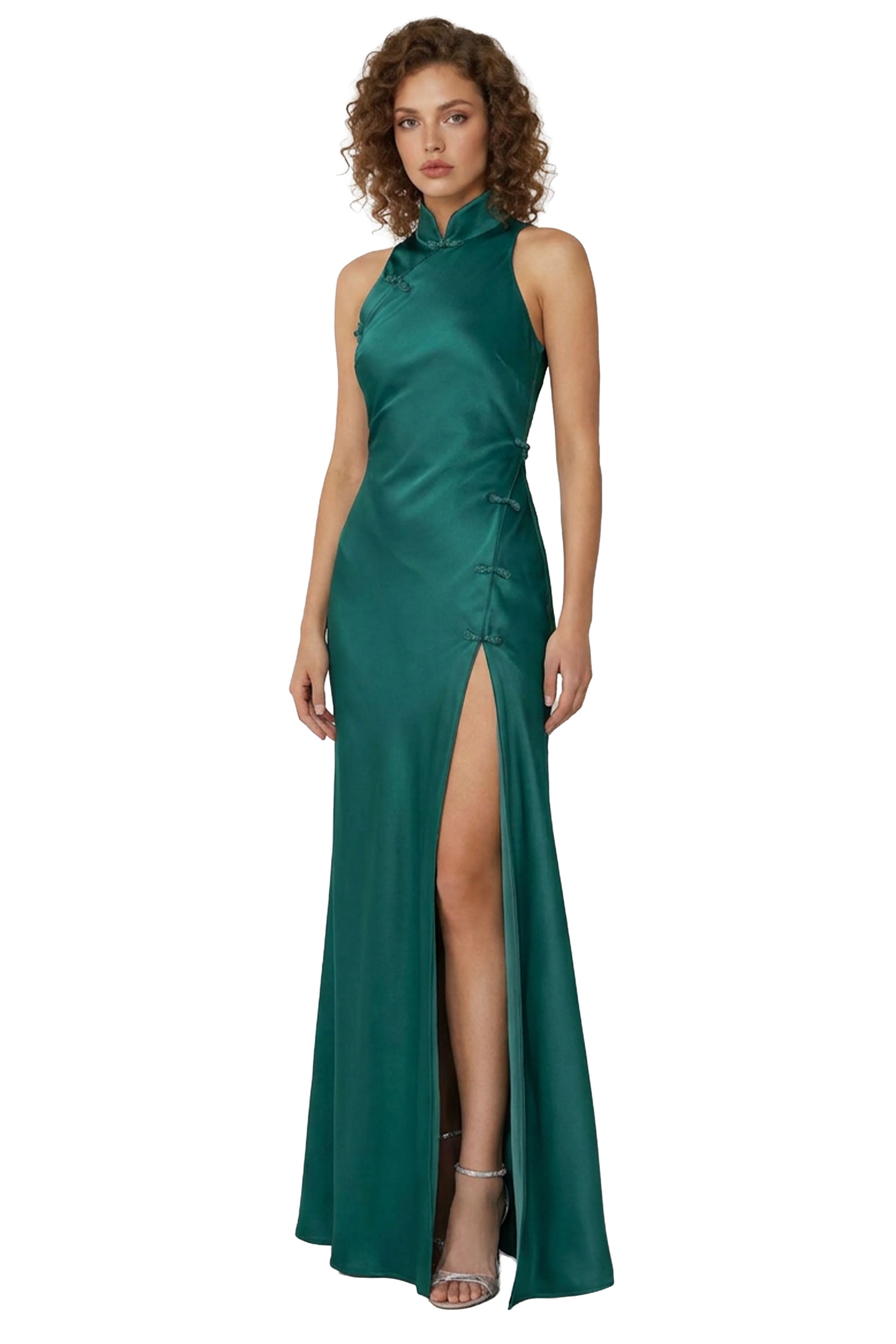 Mei Satin Maxi Dress | JewelClues