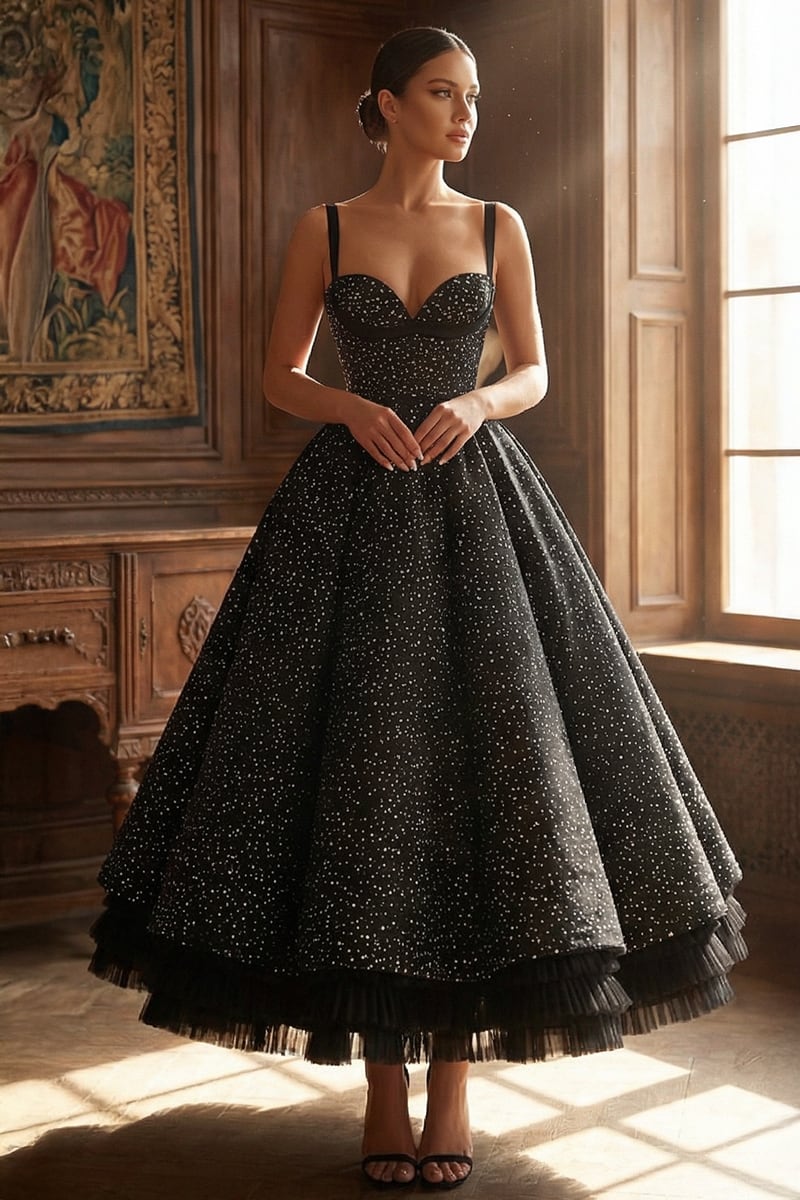 Melanite Noir Ball Gown | JewelClues