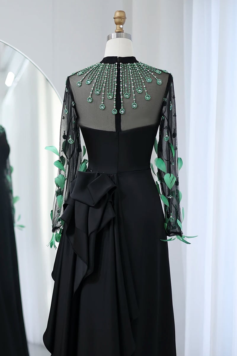 Monique Evening Noire Maxi Dress | Jewelclues